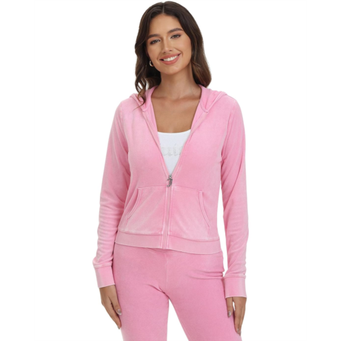 Juicy Couture Garment Washed Heritage Kangaroo Pocket Track