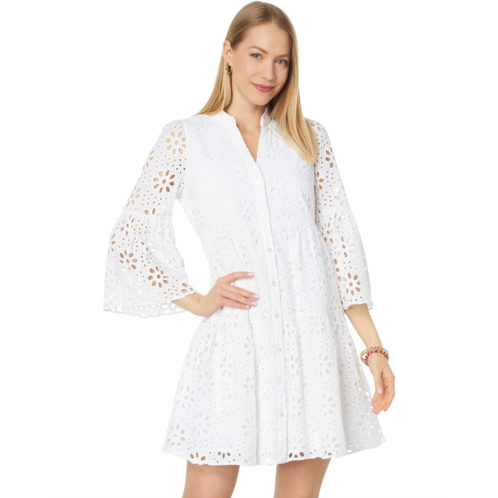 Lilly Pulitzer 3/4 Sleeve Hazelanne Eyelet Dress