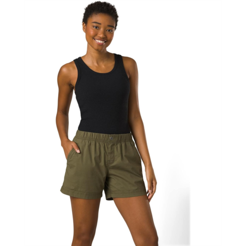 Womens Prana 5 Double Peak Shorts