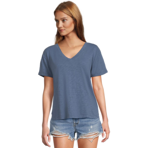 Mod-o-doc Short Sleeve V-Neck Boxy Tee