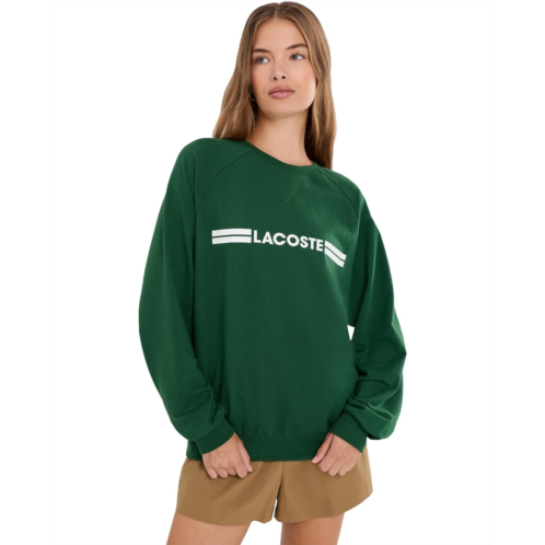 Lacoste Logo Fleece Loungewear Sweatshirt