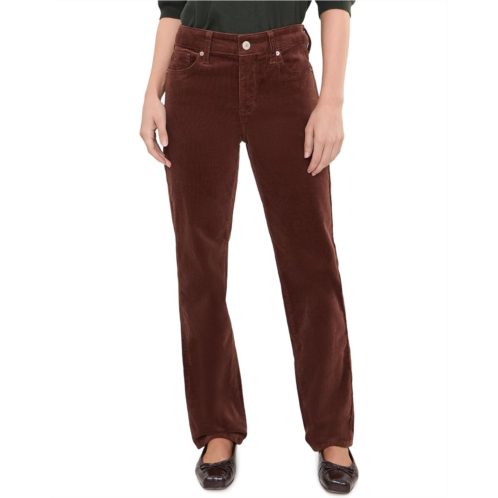 Womens NYDJ Petite Marilyn Straight Corduroy Pants