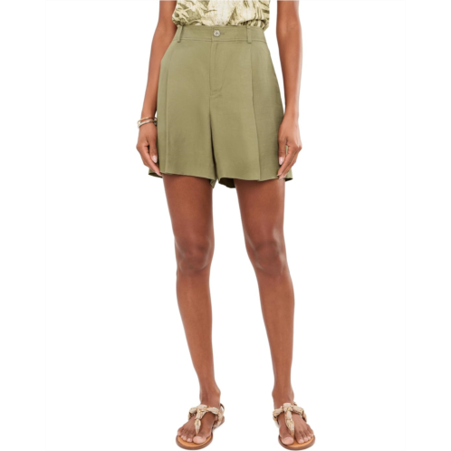 POLO RALPH LAUREN Pleated Linen-Blend Twill Shorts