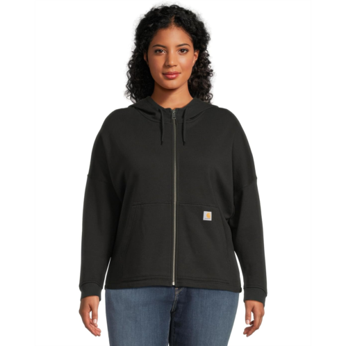 Womens Carhartt Plus Size TENCEL Fiber Series Loose Fit Full-Zip Sweatshirt