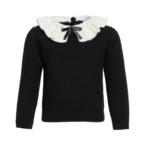 Janie and Jack Ruffle Collar Sweater (Infant)