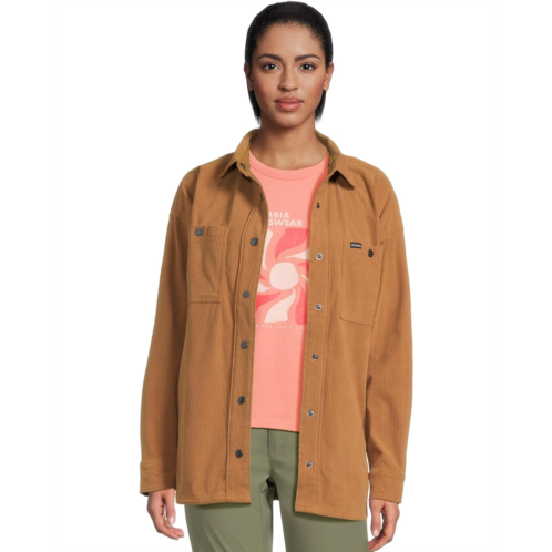 Womens Columbia Blue Point Creek Corduroy Shirt Jacket