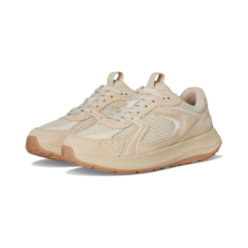 Womens FitFlop F-Mode Flow Suede/Mesh/Leather Flatform Sneakers