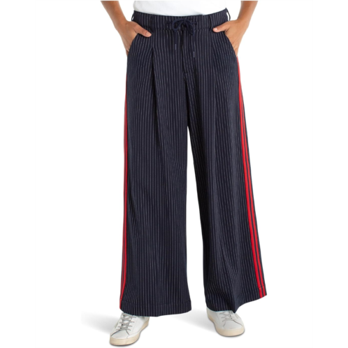 Liverpool Los Angeles High-rise Wide Leg Pleated Trouser With Side Stripe 30 Inseam