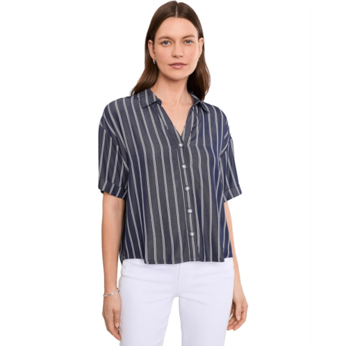 Womens KUT from the Kloth Brenda Boxy Button Front Shirt