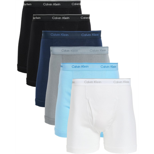 Mens Calvin Klein Underwear Cotton Classics 6-Pack Briefs