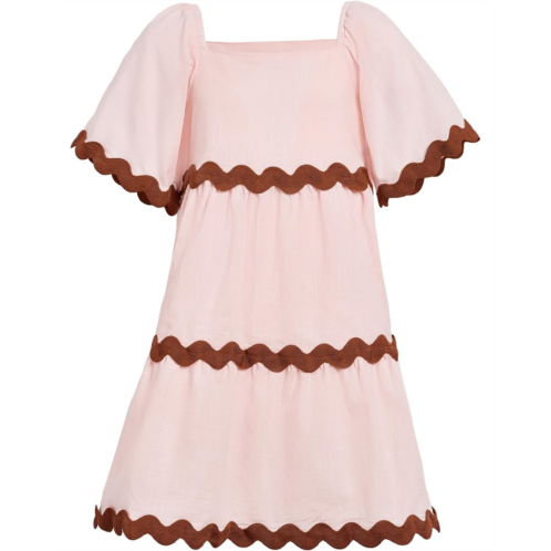 Janie and Jack Ric Rac Trimmed Dress (Toddler/Little Kid/Big Kid)