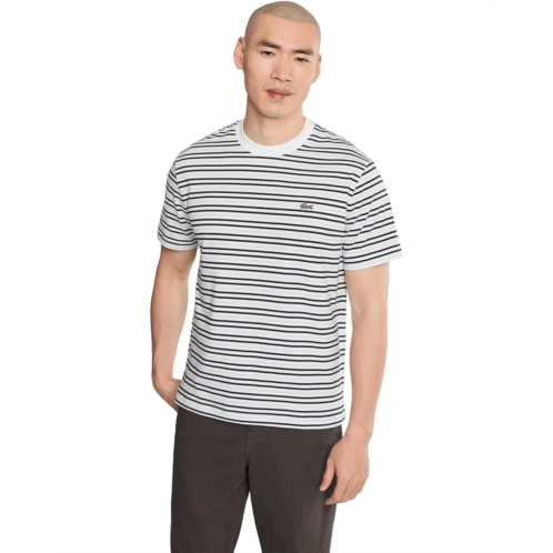 Mens Lacoste Striped Cotton T-Shirt