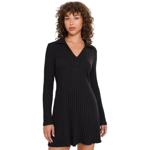 Womens Michael Stars Rosalie Johnny Collar Dress