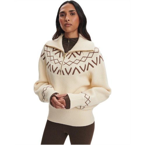 Varley Sigrid Fairisle 1/2 Zip Knit