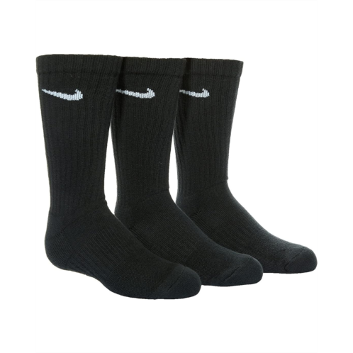 Kids Nike Kids Performance Cushioned Crew Training Socks 3-Pair Pack (Little Kid/Big Kid)