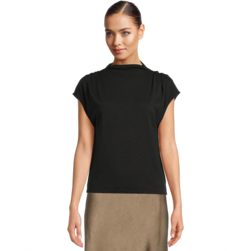 Lilla P Cap Sleeve Mock