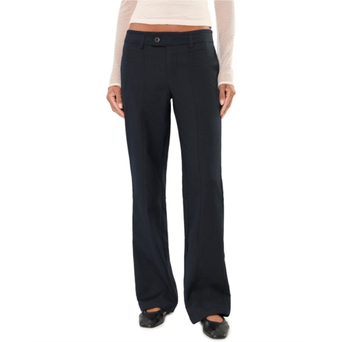 Womens Free People Set On You Slim Trousers