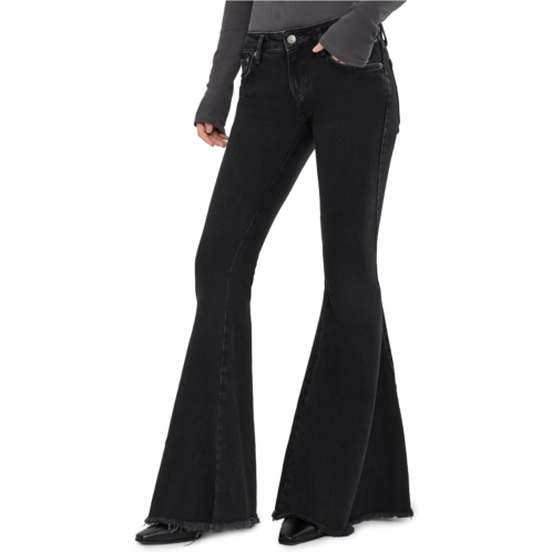 Womens Free People We The Free Emre Low Rise Flare Jeans