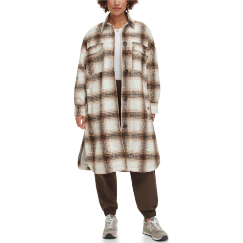 Levi s Long Length Wool Blend Shirt Jacket