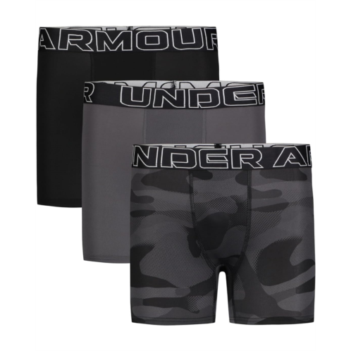 Boys Under Armour Kids Performance Tech - Prints 3-Pack (Big Kid)