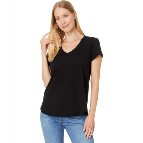 Mod-o-doc V-Neck Tee with Curved Hem