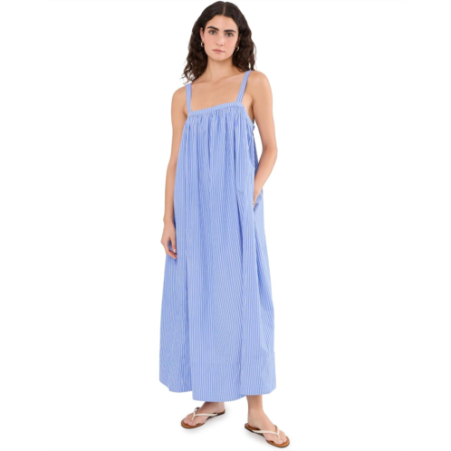 Womens Faherty Coastal Poplin Emmy Dress