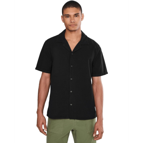 Mens John Varvatos Dan Short Sleeve Camp Collar Shirt W792f26
