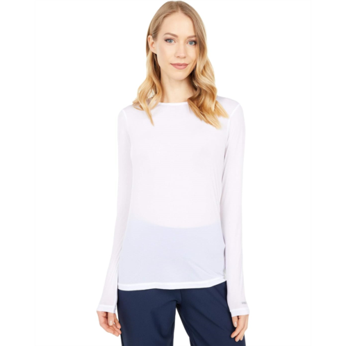 Womens Jamie Sadock Sunsense Crew Neck Top Long Sleeve