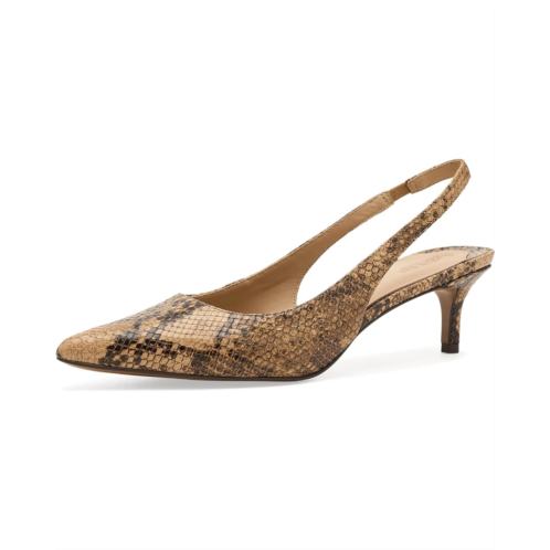 POLO Ralph Lauren Womens Lauren Ralph Lauren Lolah II Python-Embossed Slingback Pumps