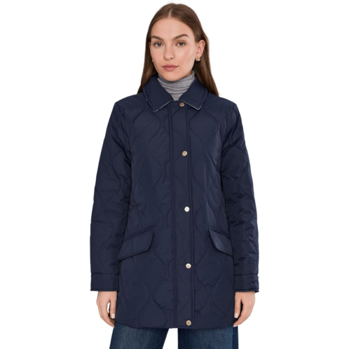 POLO Ralph Lauren Womens Lauren Ralph Lauren Onion Quilt Chambray Collar