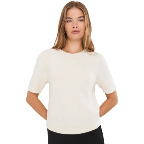 Womens Michael Stars Agatha Short Sleeve Crew Neck Pullover Sweater