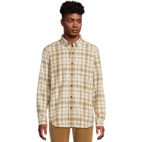 L.L.Bean Mens LLBean Scotch Plaid Flannel Shirt Traditional Fit