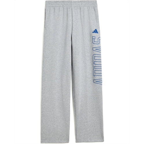 Boys adidas Kids Collegiate Graphic Heather Pants (Big Kid)