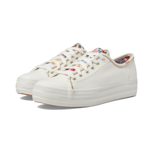 Keds X Rifle Paper Triple Kick Blossom