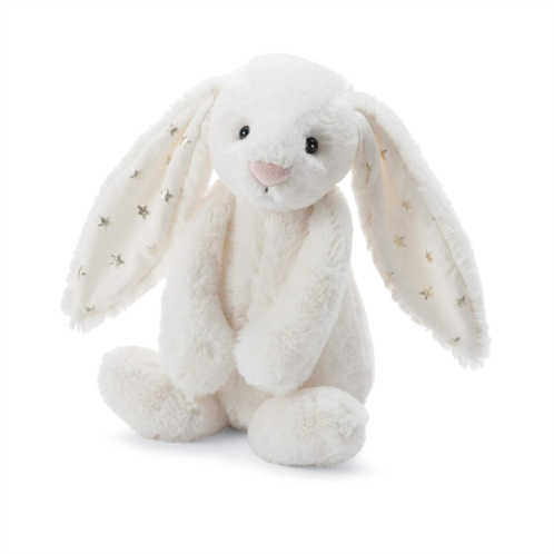 Jellycat Bashful Twinkle Bunny Chime Rattle Stuffed Animal 10 inches