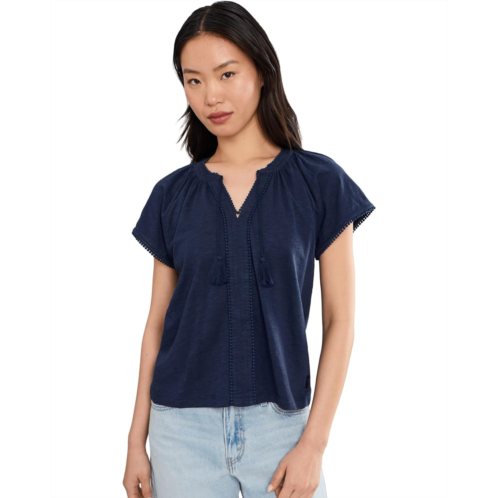 Tommy Bahama Pom Pom Trim Top