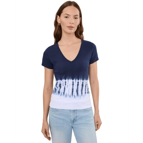 Lilla P Bamboo Dye Short Sleeve V-Neck