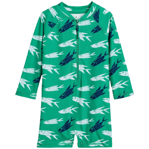 Boys Snapper Rock Kids Off The Hook Long Sleeve Sunsuit (infant)