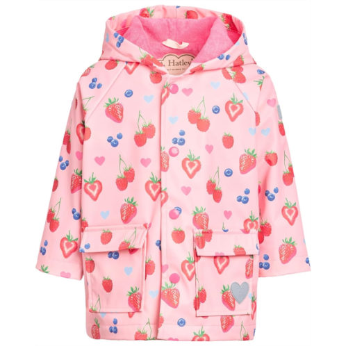 Hatley Kids Summer Berries Snap Rain Coat (Infant/Toddler/Little Kid/Big Kid)