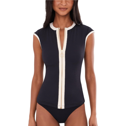 Seafolly Bandwave Cap Sleeve Sunvest