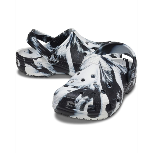 Crocs Kids Classic Marbled Tie-Dye Clog (Toddler)
