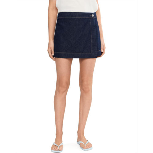 Madewell Denim Wrap Mini Skort