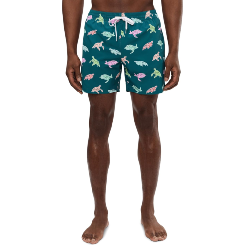 Chubbies The Turtally Awesomes 5.5 (Classic Lined Swim Trunks)