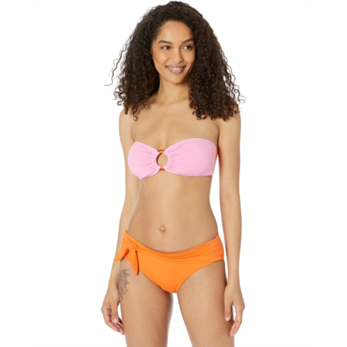 Kate Spade New York Color-Block Ring Bandeau Bikini Top