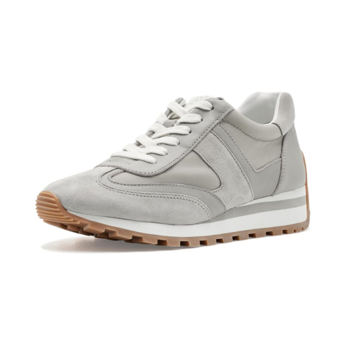 POLO Ralph Lauren Womens Lauren Ralph Lauren Dani Color-Blocked Leather Sneakers
