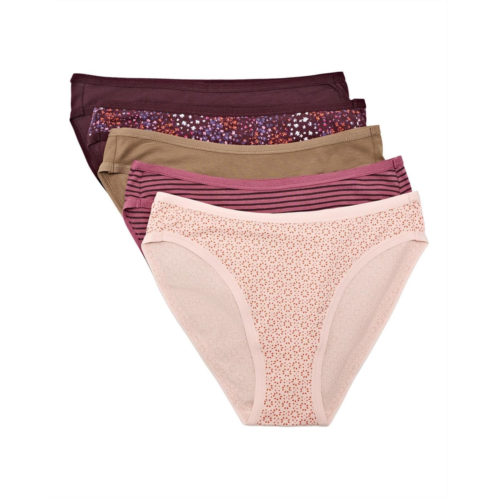 Womens PACT Everyday Classic Fit Bikini 5-Pack