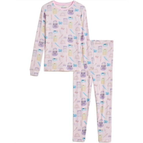 Kickee Pants Kids Print Long Sleeve Pajama Set (Toddler/Little Kids/Big Kids)