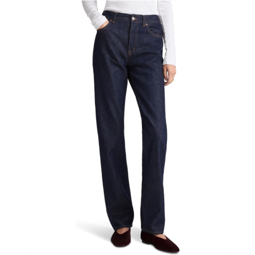 Womens Madewell Longline Straight In Rinse