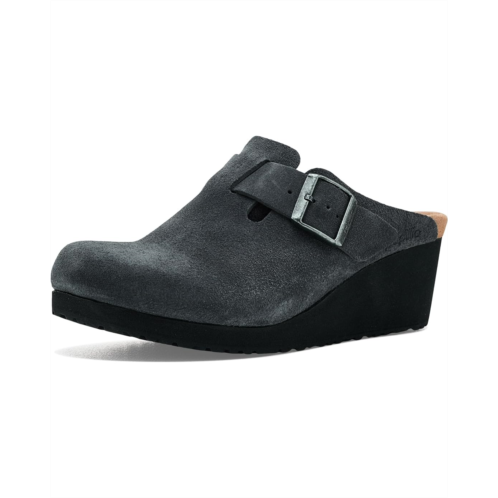 Womens Birkenstock Fanny Wedge Clog - Suede