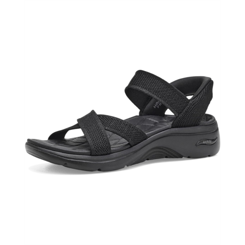 Womens SKECHERS On-The-Go Hands Free Slip-ins GO Walk Arch Fit 20 Sandals w/ Shiny Yarn